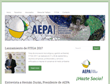 Tablet Screenshot of aepa.cl